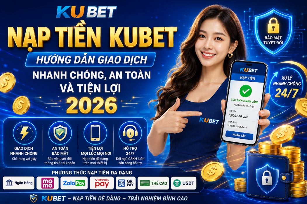 Nạp Tiền Kubet – Hướng Dẫn Giao Dịch Nhanh Chóng, An Toàn Và Tiện Lợi 2026