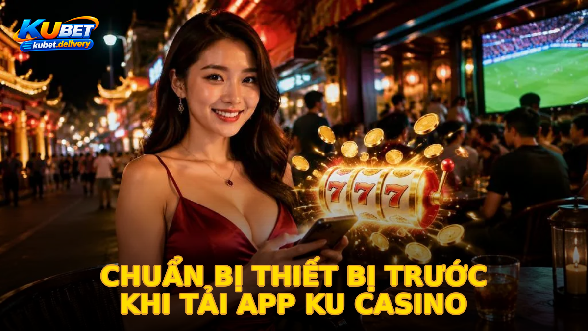 Chuẩn bị thiết bị trước khi tải app Ku Casino